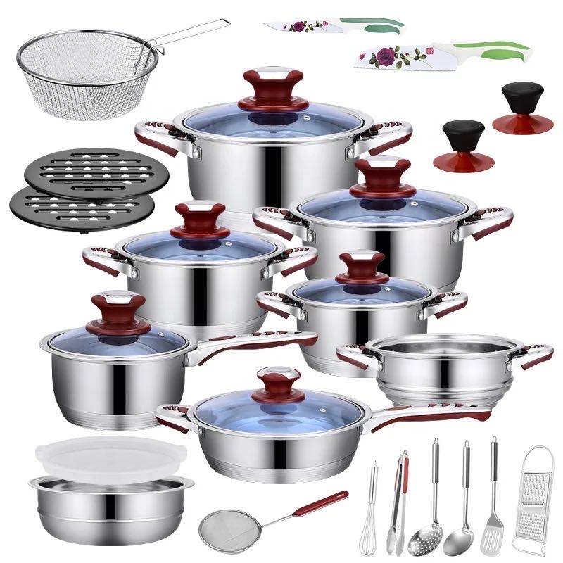 24PCS Royal Prestige Surgical Stainless Steel Induction Kitchen Cookware  Set Cooking Pot - China Kitchen Tool and Home Appliance price